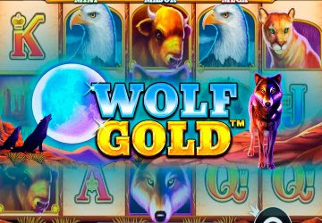 Слот Wolf Gold в казино Луна